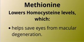 Methionine Reduces Homocysteine