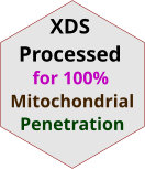 xds processed for 100% mitochondrial penetration
